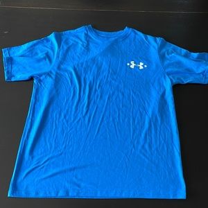 Men’s Under Armour Baseball Style Shirt, L, Light Blue